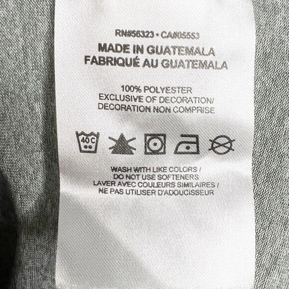 NIKE Dri-FIT Performance Training T-Shirt Short-Sleeve Crew Neck Gray Womens M - Picture 7 of 8